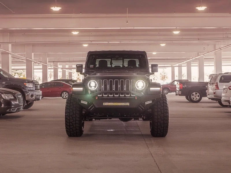 Road Armor 18-20 Jeep Wrangler JL SPARTAN Front Bumper - Tex Blk - Additional View 6