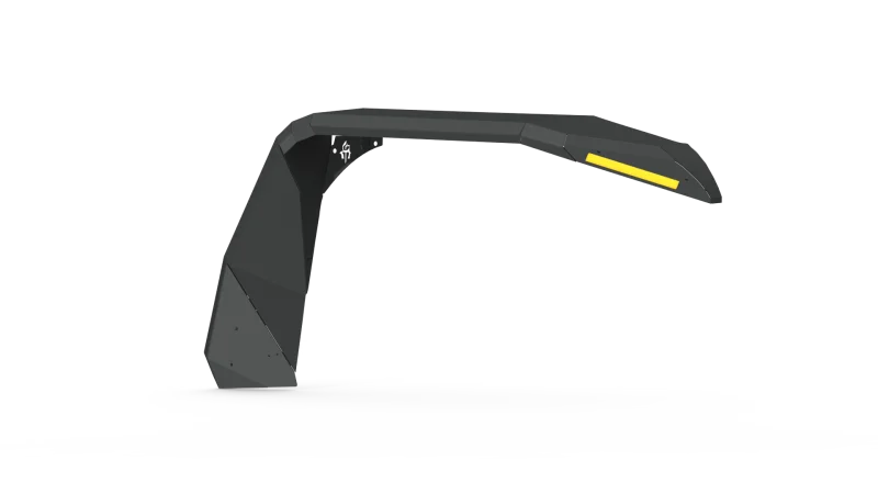 Road Armor 18-20 Jeep Wrangler JL Stealth Front Fender Flare w/Switchback LED DRL - Tex Blk - Detail View