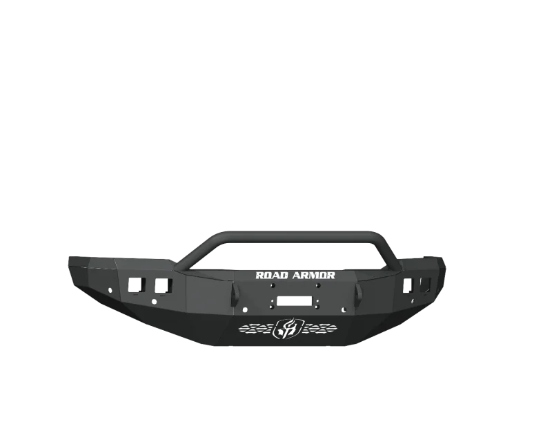 Road Armor 19-20 Ram 2500 Stealth Front Winch Bumper w/Pre-Runner Guard/6 Sensor Holes - Tex Blk