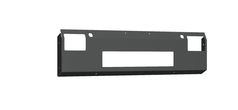 Road Armor 19-20 Ram 2500 Vaquero Front Non-Winch Plate - Tex Blk