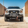 Load image into Gallery viewer, Road Armor 21-23 Ford F-150 Stealth Front Bumper w/Pre-Runner Guard - Tex Blk
