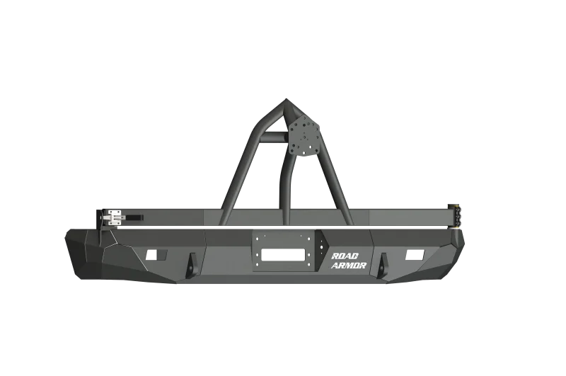 Road Armor 99-07 Ford Excursion Stealth Rear Winch Bumper w/Tire Carrier - Tex Blk