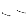 Load image into Gallery viewer, Road Armor TRECK Dual Lower 5-1/2-6ft Bed Accessory Rail Mounts - Tex Blk (Pair)