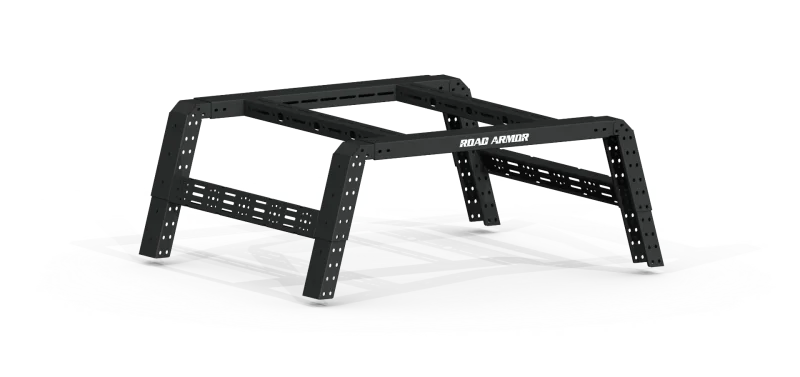 Road Armor Universal 5-1/2-6ft Full-Size Beds TRECK Adj Bed Rack - Tex Blk (w/o Brackets)