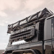 Load image into Gallery viewer, Road Armor Universal 5ft Bed TRECK Adj Bed Rack - Tex Blk (w/o Brackets) - Side View