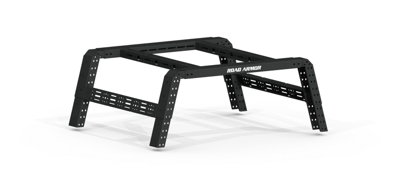 Road Armor Universal 5ft Bed TRECK Adj Bed Rack - Tex Blk (w/o Brackets) - Additional View 9