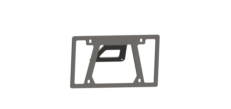 Road Armor Universal Front License Plate Mount- Tex Blk