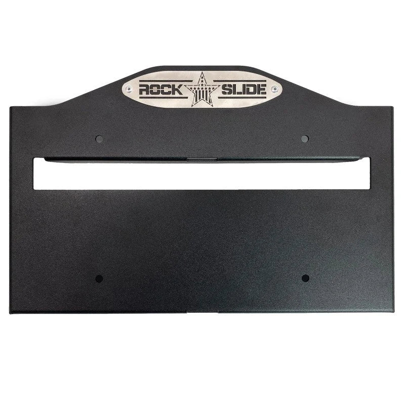 Rock Slide Any Size Spare Tire Ez Plate - Side View