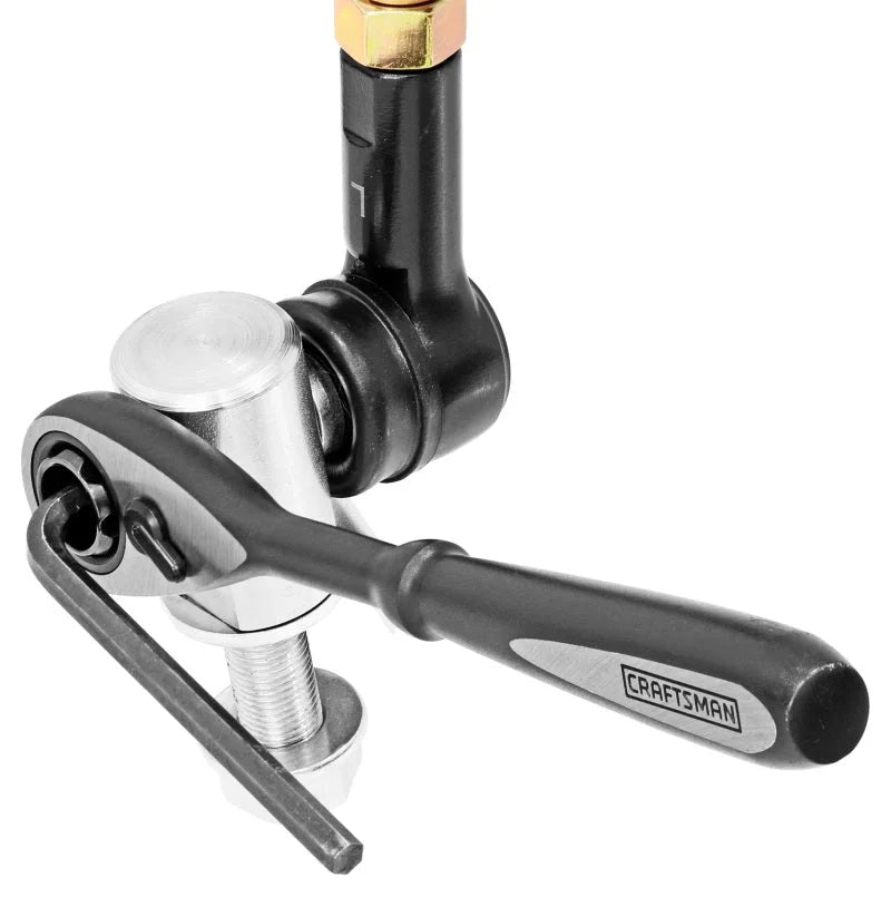 RockJock 2021+ Ford Bronco (w/ Non-Electric Factory Front Sway Bar) Antirock Front Sway Bar Kit - Side View