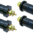 Load image into Gallery viewer, RockJock 76-76 CJ Leaf Spring Main Eye Bushing Kit w/ Urethane Bushings Set of 4