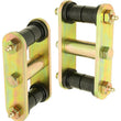 Load image into Gallery viewer, RockJock 76-86 CJ HD Leaf Spring Shackles Front w/ Urethane Bushings HD Greasable Bolts Pair - Main Product View