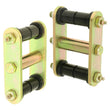Load image into Gallery viewer, RockJock 76-86 CJ HD Leaf Spring Shackles Rear w/ Urethane Bushings HD Greasable Bolts Pair - Main Product View
