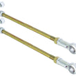 Load image into Gallery viewer, RockJock Adjustable Sway Bar End Link Kit 14in Long Rods w/ Heims and Jam Nuts pair