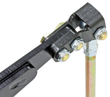 Load image into Gallery viewer, RockJock Antirock Double Shear End Link Bracket Kit Arm Length Ext. 1.5in up to 1.25in Link Offset - Detail View