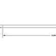 Load image into Gallery viewer, RockJock Antirock Fabricated Steel Sway Bar Arms 21in Long Slight Outward Bend w/ Stickers Pair - Side View