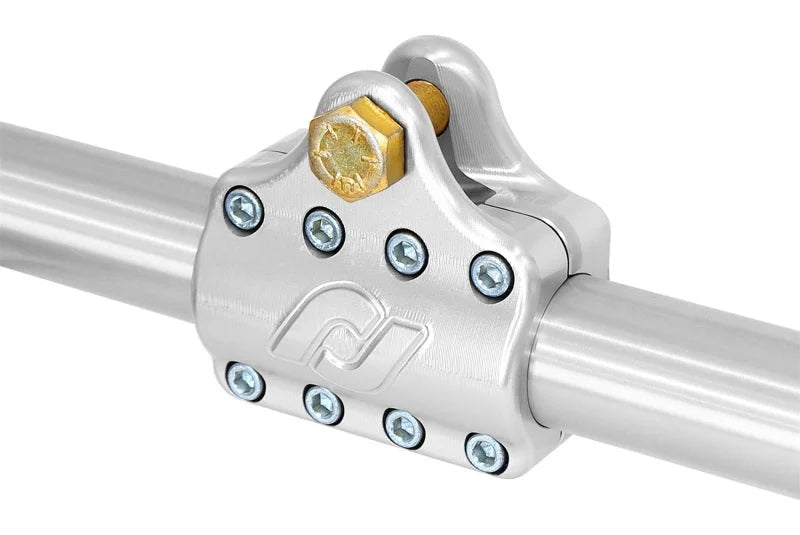 RockJock Currectlync Ram Assist Tie Rod Clamp Bracket 7075-T6 Billet Aluminum For 42mm 1 5/8in Tube - Side View