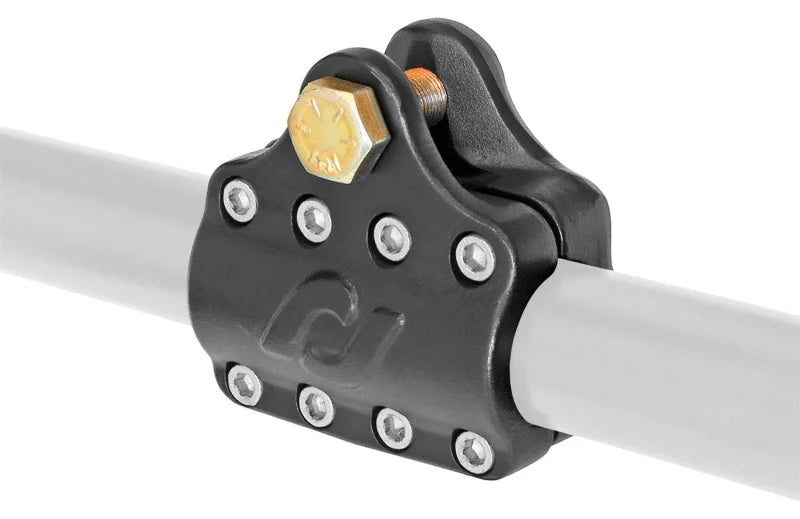RockJock Currectlync Ram Assist Tie Rod Clamp Bracket Forged Chromoly For 42mm 1 5/8in Tube - Back View