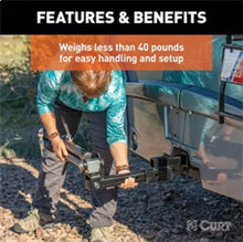 Load image into Gallery viewer, RockJock Curt Rambler Steel RV Tow Bar 7500lbs 2in Shank - Additional View 5