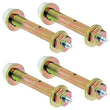 Load image into Gallery viewer, RockJock Greaseable Bolt w/ Hardware 1/2in Thread x 3-1/2in Long (4-pack) - Side View