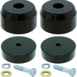 Load image into Gallery viewer, RockJock JK Bump Stop Kit Front w/ Billet Aluminum Spacers Urethane RockJock Bump Stops Hardware