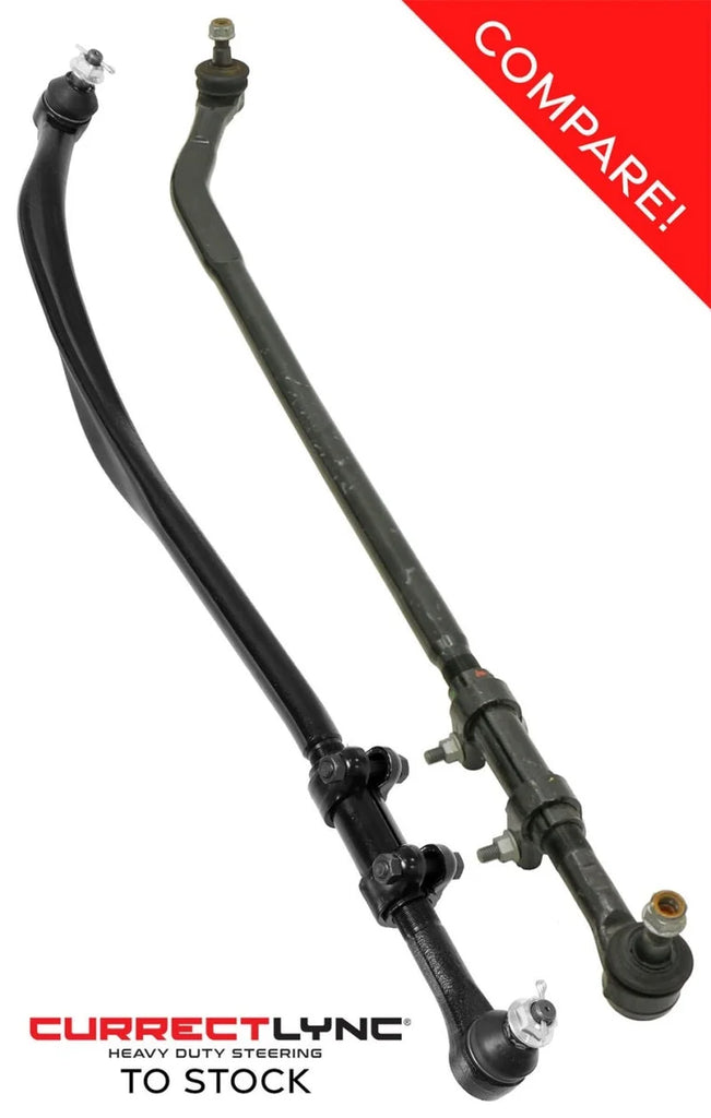 RockJock JK Currectlync Drag Link Organically Shaped Forged Steel - Back View