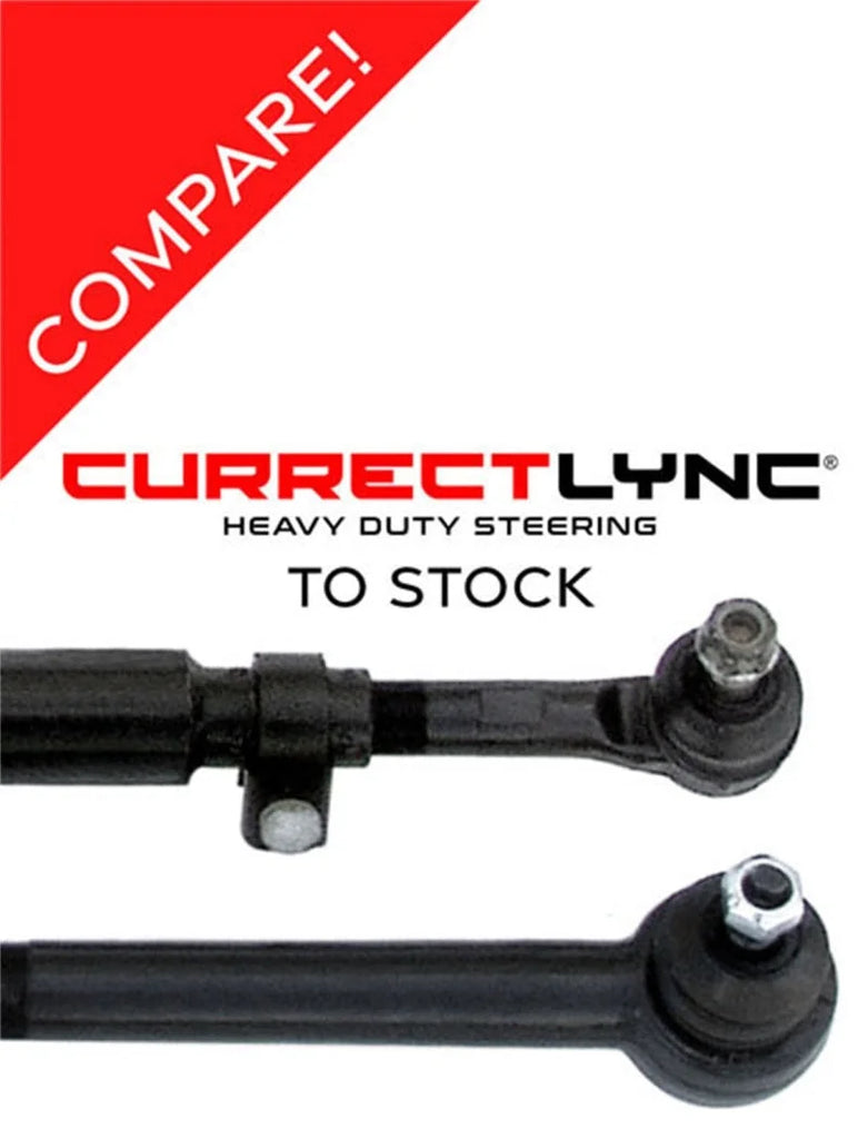 RockJock JK Currectlync Modular Extreme Duty Steering System Bolt-On - Side View