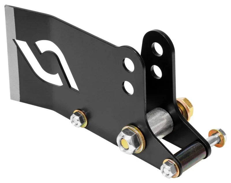 RockJock JK Geometry Correction Axle Bracket for Front Trac Bar - Side View