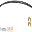 Load image into Gallery viewer, RockJock JK Rear Braided Brake Hose Kit 25.5in Long