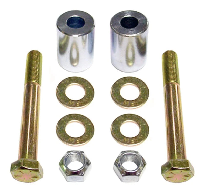RockJock JK Shock Mount Relocation Kit Rear Lower w/ Hardware Pair - Main Product View
