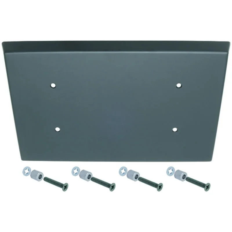 RockJock JK Spare Tire Mount Delete And Vent Cover w/ All Mounting Hardware - Detail View
