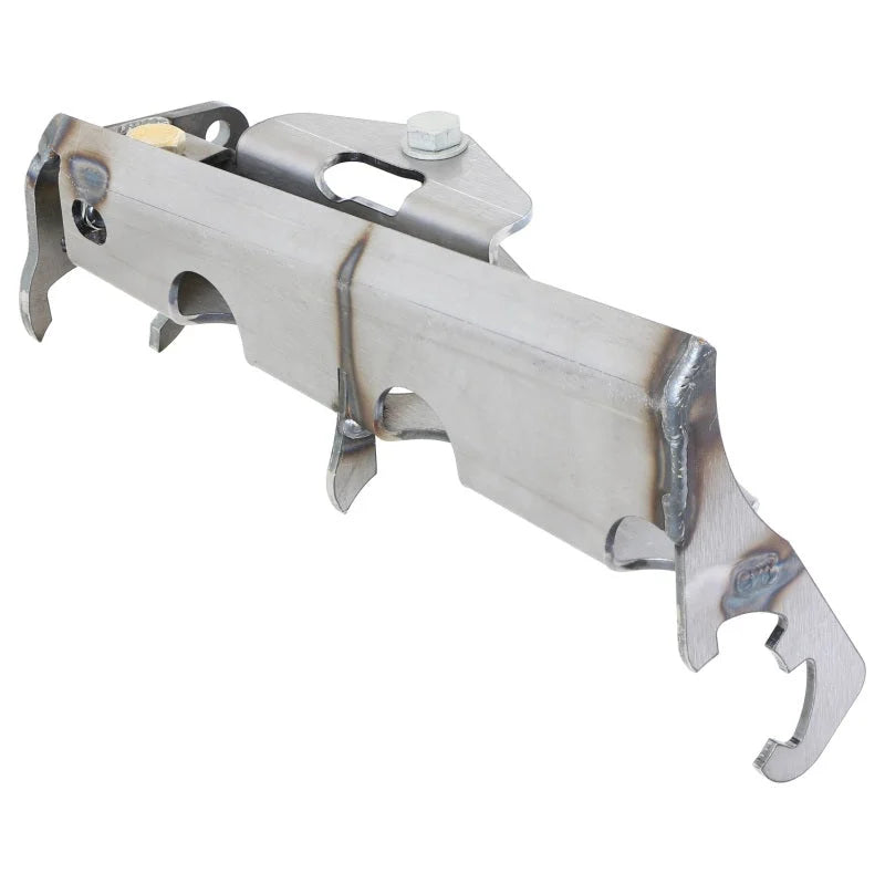 RockJock JK Wrangler Unlimited 4Dr Currectlync High Steer Front Trac Bar Relocation/Ram Assist Mount - Side View