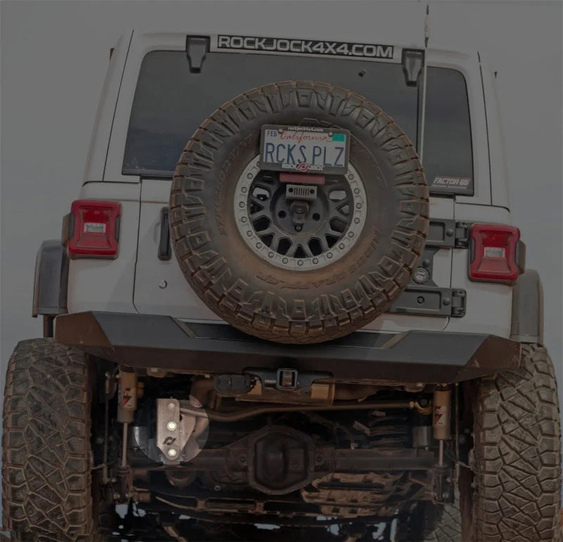 RockJock JL Geometry Correction Axle Bracket for Rear Trac Bar - Back View