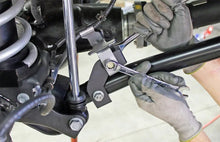 Load image into Gallery viewer, RockJock JL/JT Brake Line Relocation Bracket Kit Front Pair - Side View