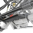 Load image into Gallery viewer, RockJock JL/JT Currectlync High Steer Front Trac Bar Relocation and Ram Assist Steering Mount - Side View