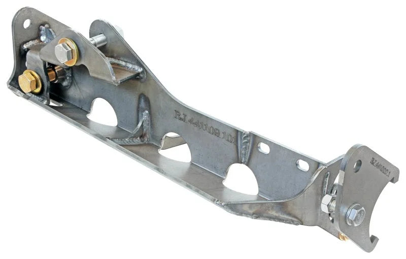 RockJock JL/JT Currectlync High Steer Front Trac Bar Relocation and Ram Assist Steering Mount - Back View