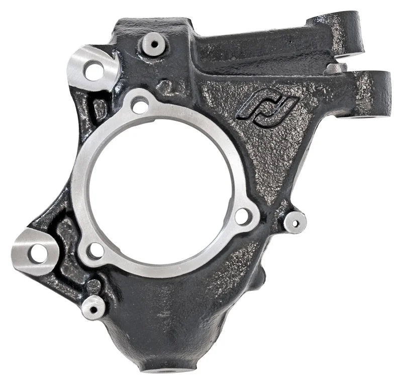 RockJock JL/JT Currectlync High Steer Steering Knuckles 2 3/4in Tie Rod Lift 2 1/2in Drag Link Lift - Side View