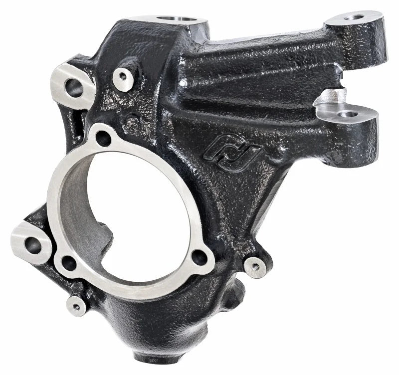 RockJock JL/JT Currectlync High Steer Steering Knuckles 2 3/4in Tie Rod Lift 2 1/2in Drag Link Lift - Back View