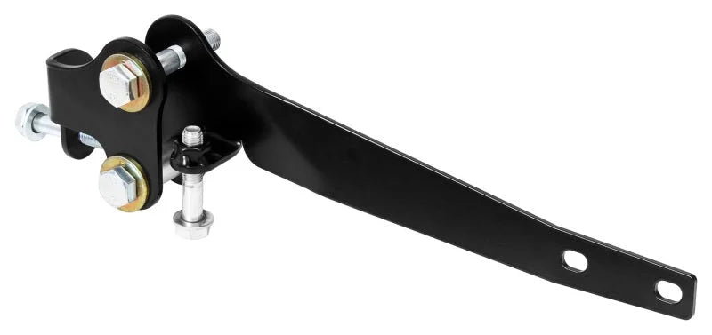 RockJock JL/JT Currectlync High Steer Trac Bar and Steering Stabilizer Shock Relocation Bracket - Back View