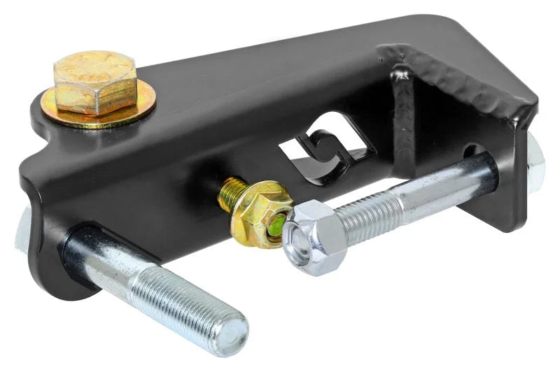 RockJock JL/JT Currectlync Ram Assist Mount Axle Bracket for stock axles - Side View