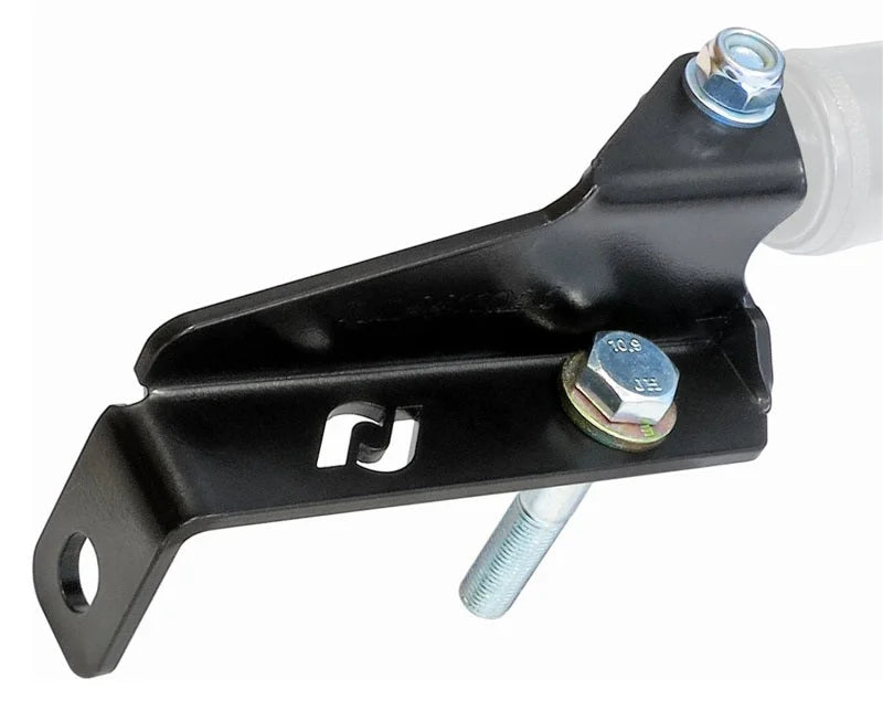 RockJock JL/JT Currectlync Steering Stabilizer High-Mount Relocation Bracket Kit - Side View