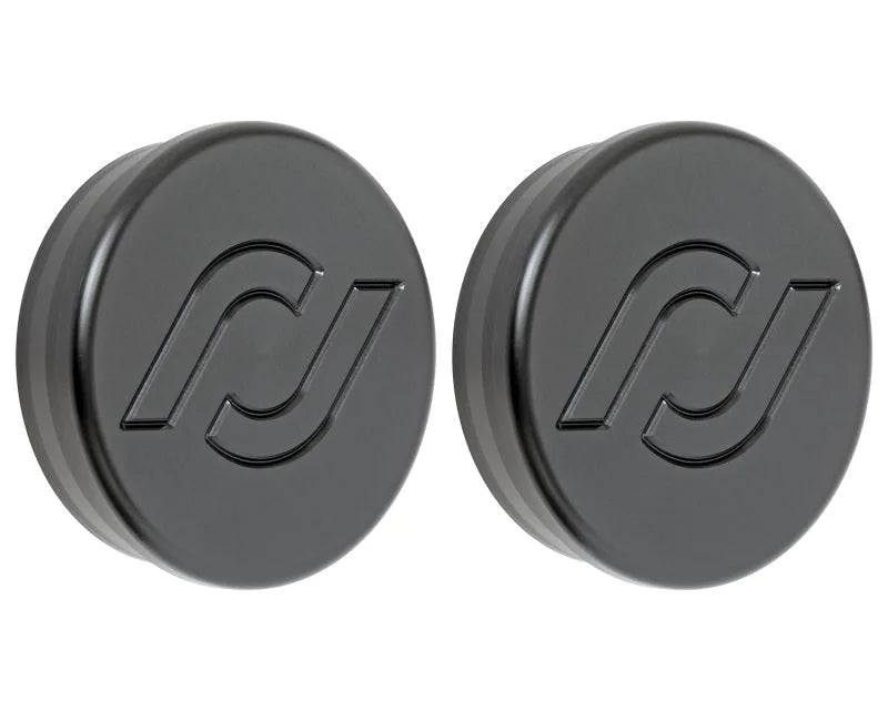 RockJock JL/JT Frame Tube Plugs Frame Front CNC Machined Black Delrin - Main Product View