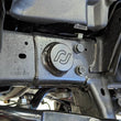 Load image into Gallery viewer, RockJock JL/JT Frame Tube Plugs Frame Front CNC Machined Black Delrin - Detail View