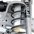 Load image into Gallery viewer, RockJock JL/JT/JK excl. 392 Adjustable Front Bump Stops w/ Hardware - Side View