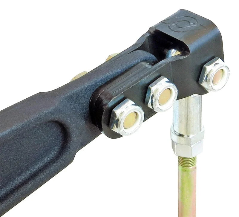 RockJock JT Antirock Sway Bar Kit Rear Forged Arms Heavy 1 1/8in Bar - Side View