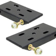 Load image into Gallery viewer, RockJock Jeep CJ Front HD Leaf Spring Plates w/ Shock Mounts For 2in Springs