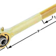 Load image into Gallery viewer, RockJock Johnny Joint Rod End 2in Narrow Forged Long Shank 1in-14 RH Threads 1.800in x .630in Ball - Side View