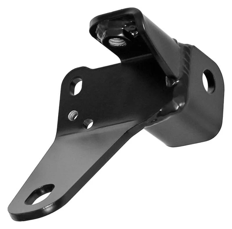RockJock Left Rear Antirock Sway Bar Axle Bracket - Steel (Fits RJ-256200-101 / 103) - Detail View