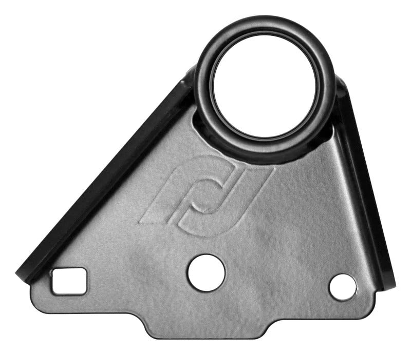 RockJock Left Rear Antirock Sway Bar Frame Bracket - Steel (Fits RJ-256200-101 / 103) - Side View