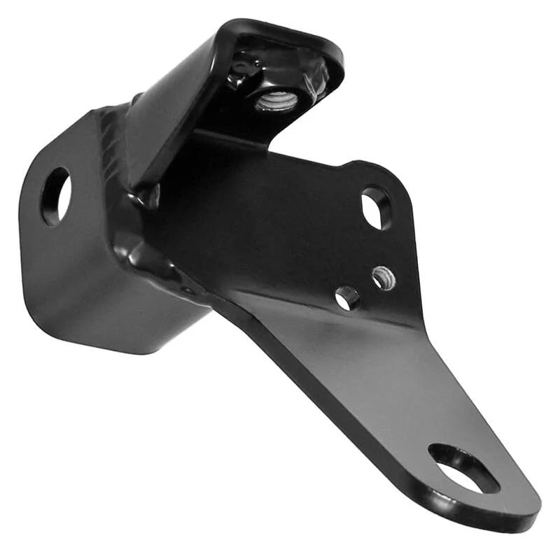 RockJock Right Rear Antirock Sway Bar Axle Bracket - Steel (Fits RJ-256200-101 / 103) - Side View