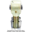 Load image into Gallery viewer, RockJock RockNut Kit Nut and Bung 1in LH Thread - Back View
